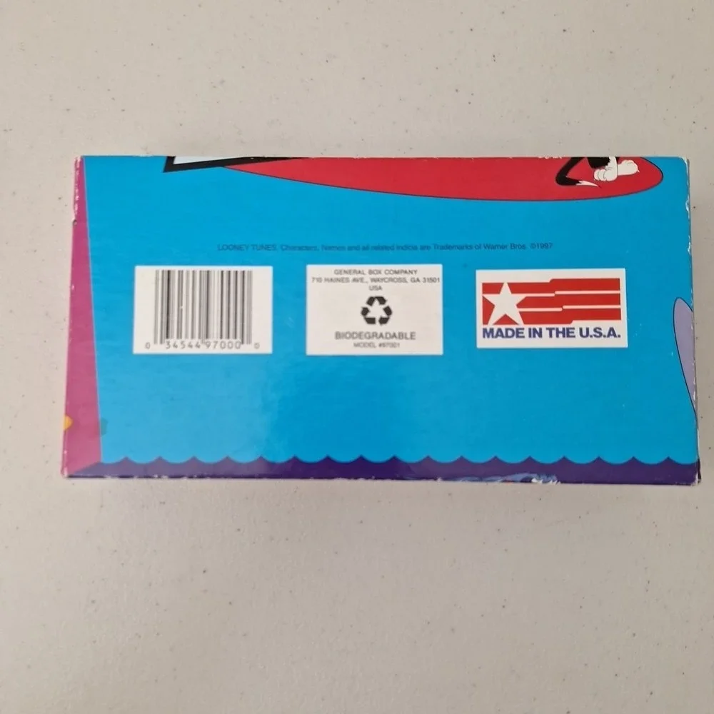 Vintage 1997 Looney Tunes Sylvester School Pencil Box Made In USA Model# 97001
